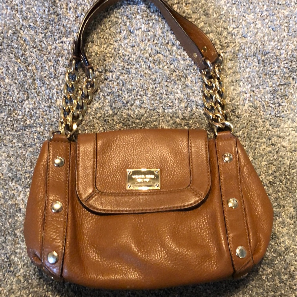 Camel color Michael Kors handbag